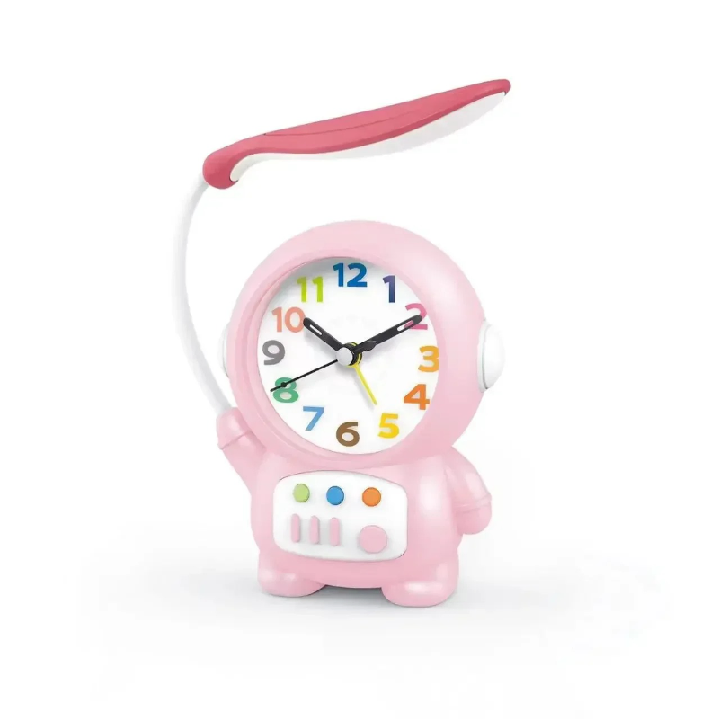 Astronaut Alarm Clock LED Desk Lamp